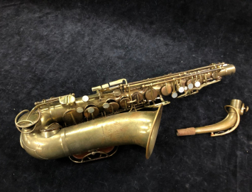 Vintage Martin Committee III Alto Sax – Raw Brass, Serial #192503 - Repair Shop Special